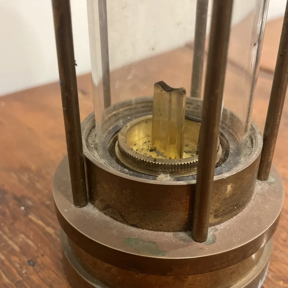 Weems & Plath Vintage Brass Yacht Lamp #2578 Marine Maritime Oil Lantern